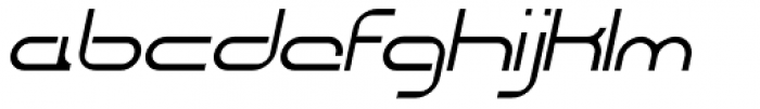 CentreForward Thin Italic Font LOWERCASE