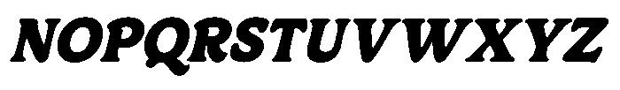 Centrio Return   Black Italic Font UPPERCASE