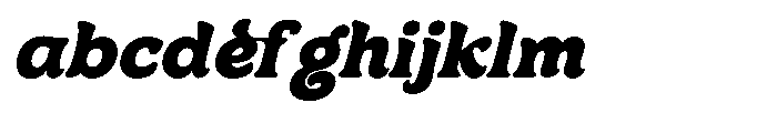 Centrio Return   Black Italic FONT