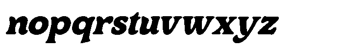 Centrio Return   Black Italic Font LOWERCASE