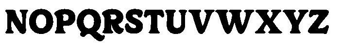 Centrio Return  Black Font UPPERCASE
