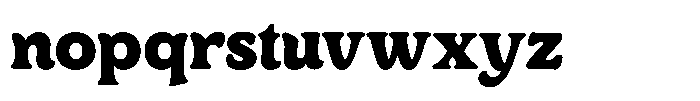 Centrio Return  Black Font LOWERCASE