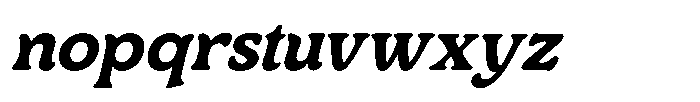 Centrio Return   Bold Italic Font LOWERCASE