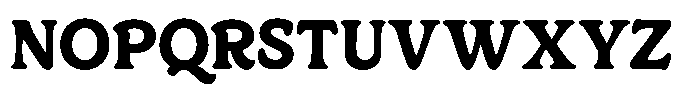 Centrio Return  Bold Font UPPERCASE