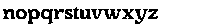 Centrio Return  Bold Font LOWERCASE
