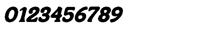 Centrio Return  Extra Bold Italic Font OTHER CHARS