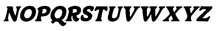 Centrio Return  Extra Bold Italic Font UPPERCASE