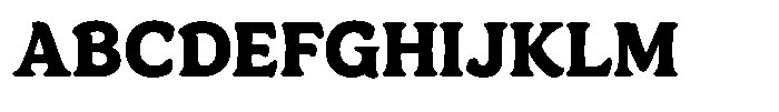 Centrio Return  Extra Bold Font UPPERCASE
