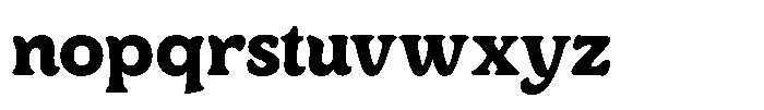 Centrio Return  Extra Bold Font LOWERCASE