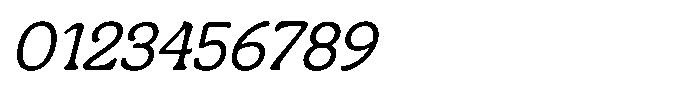 Centrio Return  Extra Light Italic Font OTHER CHARS