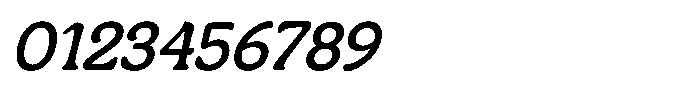 Centrio Return  Italic Font OTHER CHARS