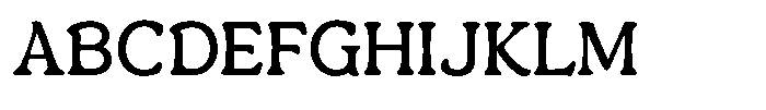 Centrio Return  Light Font UPPERCASE