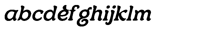 Centrio Return  Medium Italic FONT