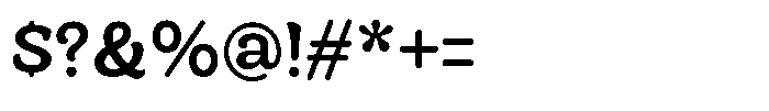 Centrio Return  Medium Font OTHER CHARS