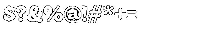 Centrio Return  Outline Regular Font OTHER CHARS