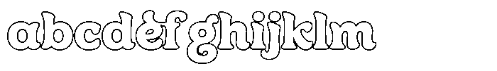Centrio Return  Outline Regular FONT
