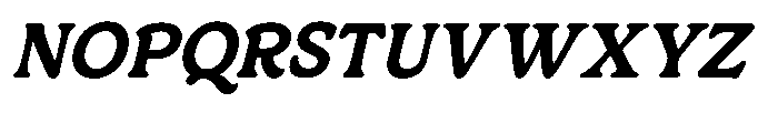Centrio Return  Semi Bold Italic Font UPPERCASE