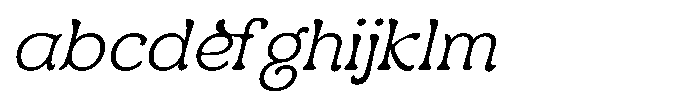 Centrio Return  Thin Italic FONT