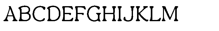 Centrio Return  Thin Font UPPERCASE