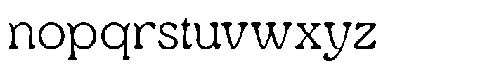 Centrio Return  Thin Font LOWERCASE