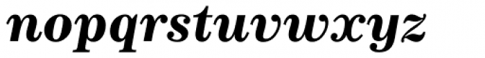 Century 731 Bold Italic Font LOWERCASE