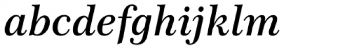 Century 751 SemiBold Italic Font LOWERCASE