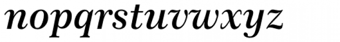 Century 751 SemiBold Italic Font LOWERCASE