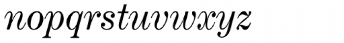 Century Exp EF Italic Font LOWERCASE