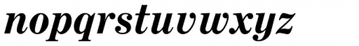Century Expanded Bold Italic Font LOWERCASE