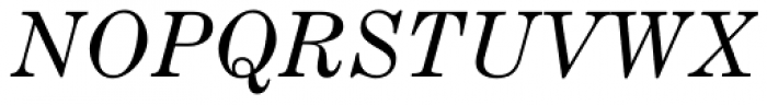 Century Expanded Italic Font UPPERCASE