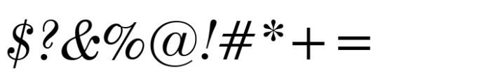 Century Expanded Std Italic Font OTHER CHARS