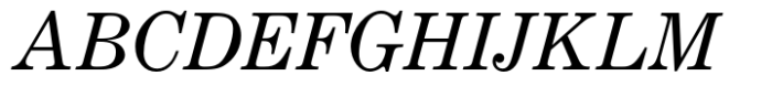 Century Expanded Std Regular Italic Font UPPERCASE