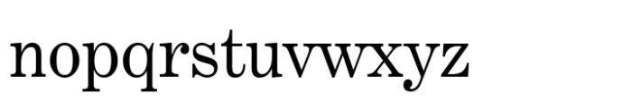 Century Expanded Std Roman Font LOWERCASE