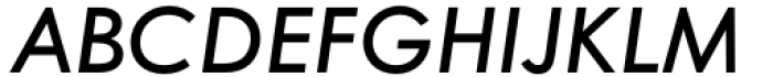 Century Gothic W1G Semi Bold Italic Font UPPERCASE
