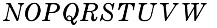 Century MT Pro Expanded Italic Font UPPERCASE