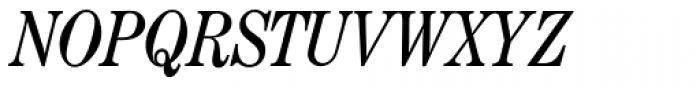 Century Nova SB Italic Font UPPERCASE