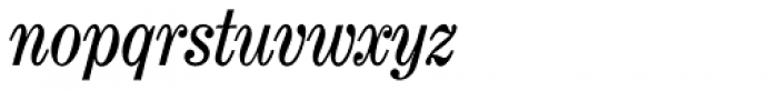 Century Nova SB Italic Font LOWERCASE