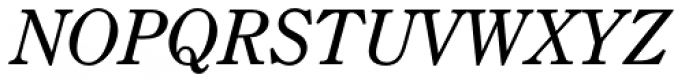 Century Old Style EF Italic Font UPPERCASE