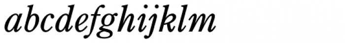 Century Old Style EF Italic Font LOWERCASE