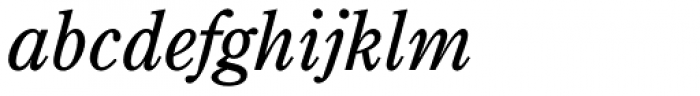 Century Old Style Italic Font LOWERCASE