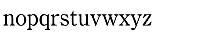 Century Oldstyle Std Roman Font LOWERCASE