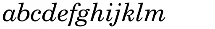 Century Schoolbook DT Italic Font LOWERCASE