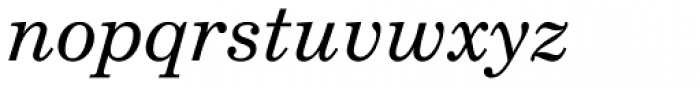 Century Schoolbook DT Italic Font LOWERCASE