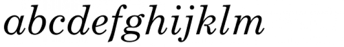 Century Schoolbook Pro Greek Italic Font LOWERCASE