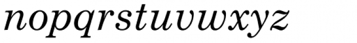 Century Schoolbook Pro Greek Italic Font LOWERCASE