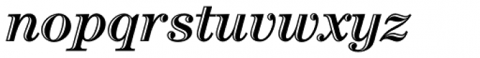 Century Std Handtooled Bold Italic Font LOWERCASE