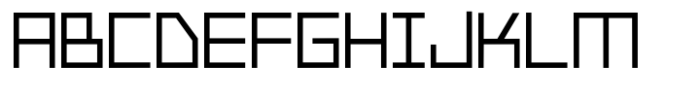 Centynium Font UPPERCASE