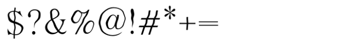 Ceramic Regular Font OTHER CHARS