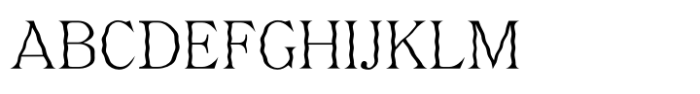 Ceramic Regular Font UPPERCASE