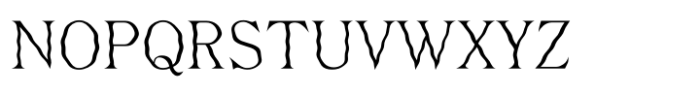 Ceramic Regular Font UPPERCASE